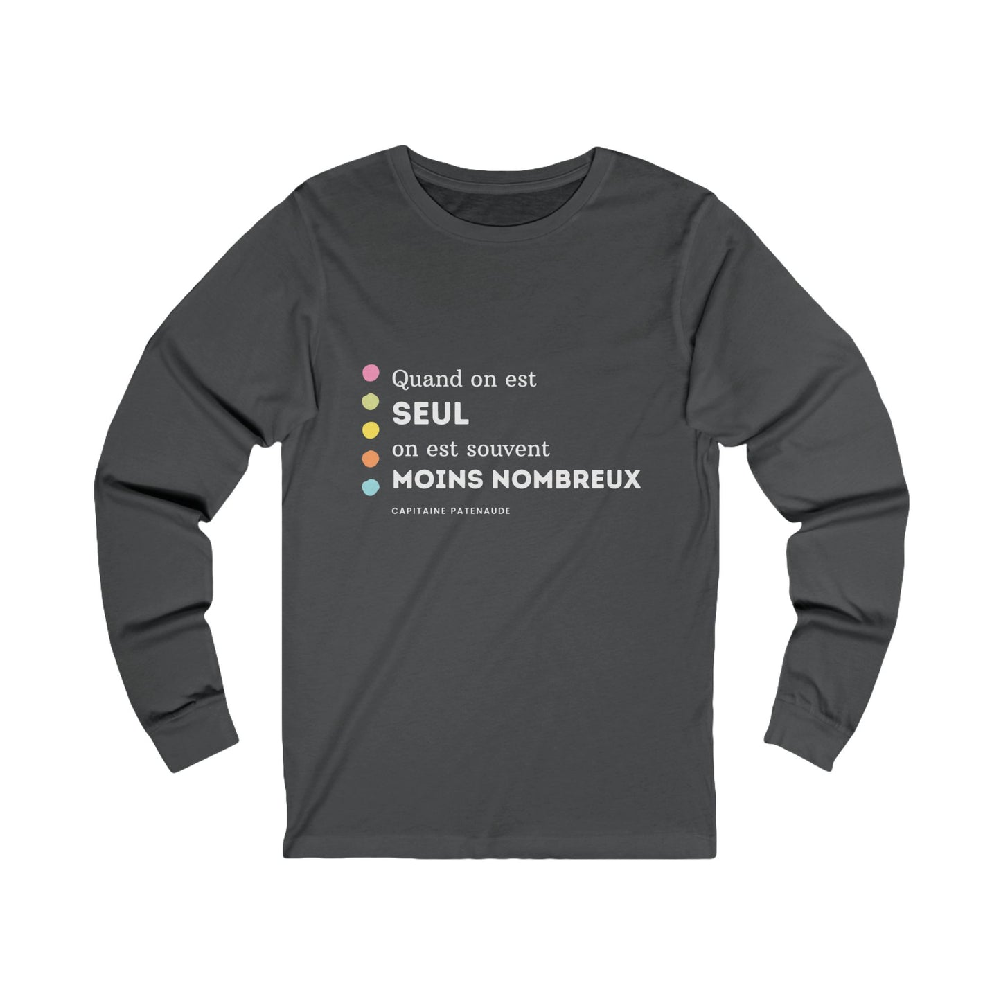 Quand on est seul - t-shirt manches longues